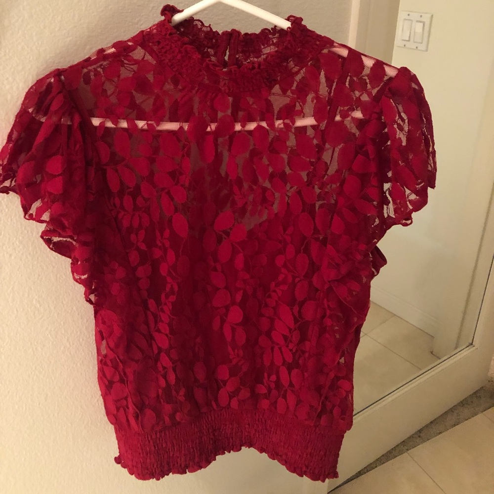 Beautiful red top